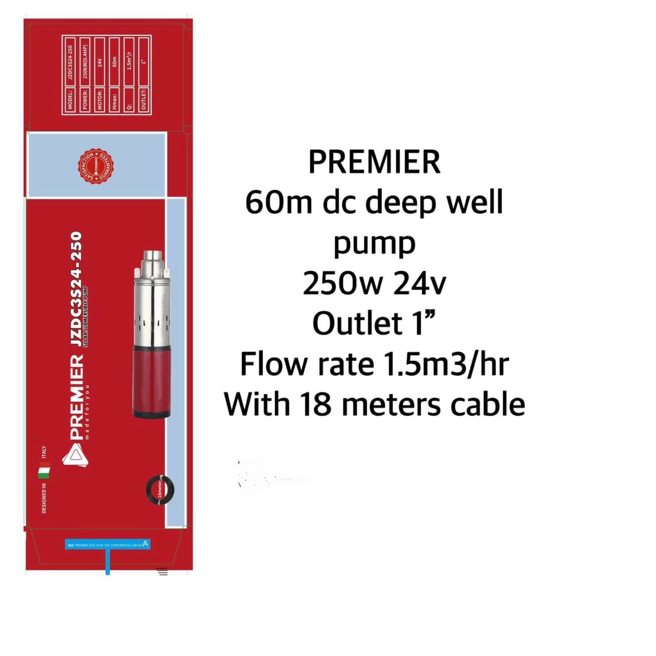 0e819ecc-e0f6-4482-b630-481445e787ab.jpg Premier 60m dc deep well pump 250w 24v - Image 1
