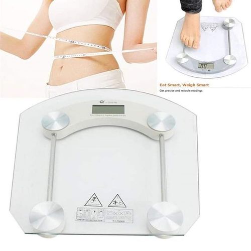 1-16-2.jpg Glass Digital Weighing Scale- Home Use Scale - Image 1