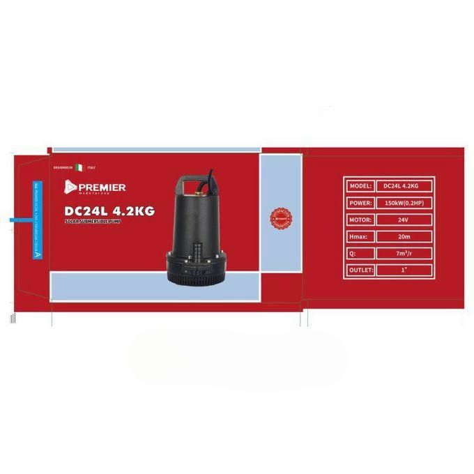 1-23.jpg Premier Solar Submersible Pump 20M Lift Height DC Solar Pump 24V/150Watts - Image 1