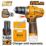 Ingco Cordless drill 12V 20Nm - Image 2