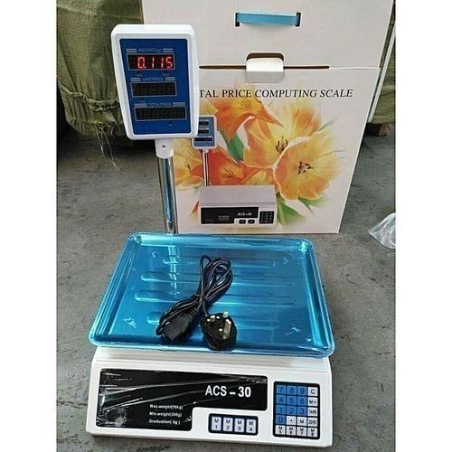 1-53.jpg Original ACS 30 Digital Weighing Scale - Up To 30Kgs - Image 1