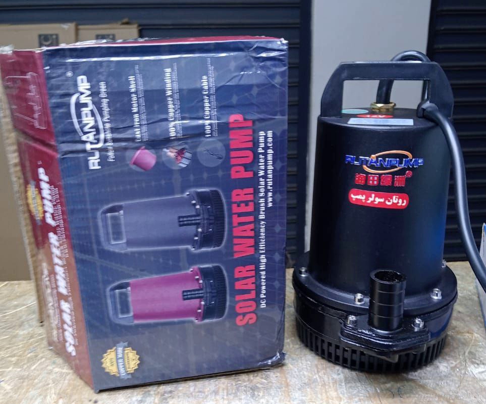 16d5ad3e-010a-43d1-a4da-6a5be114f65d.jpg Rutanpump 12v 20m 120 watts Solar submersible pump - Image 1