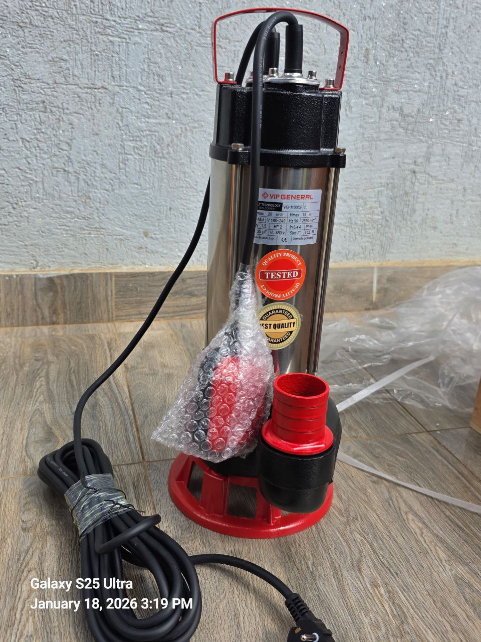 1b2bfca4-837d-4569-95be-479269039ed9.jpg General sewage pump 1.0HP(12M) - Image 1
