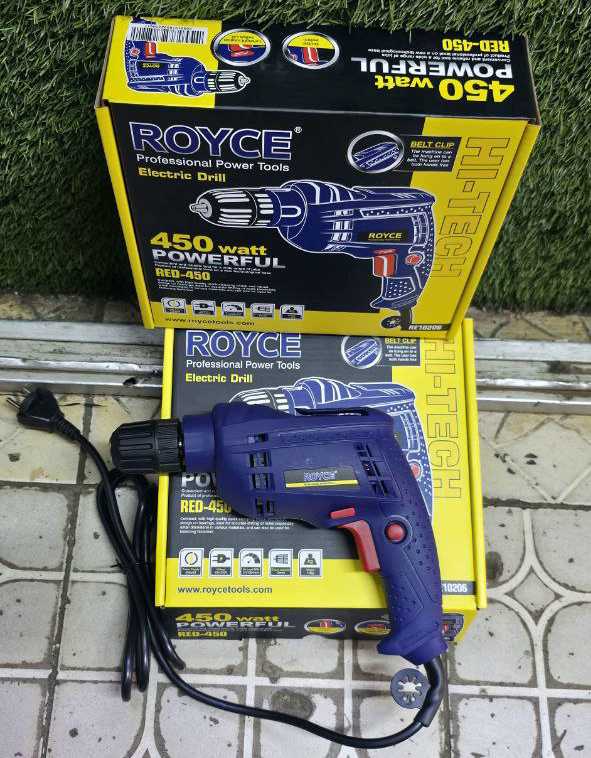 30912de4-c4c4-4c2e-9824-7075b4c53657.jpg Royce electric drill 450watts - Image 1