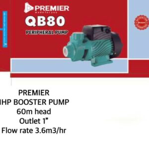 Premier 1hp Booster pump 60m head