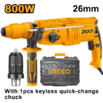 Ingco Rotary hammer 800w 26mm - Image 2