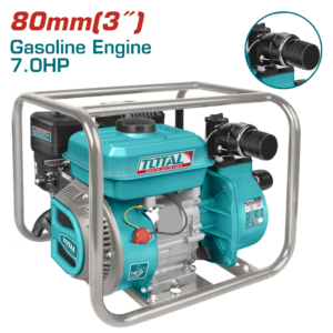 TOTAL Gasoline water pump 80mm,3"