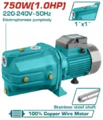 Total Water pump 750W(1.0HP) 51M - Image 3