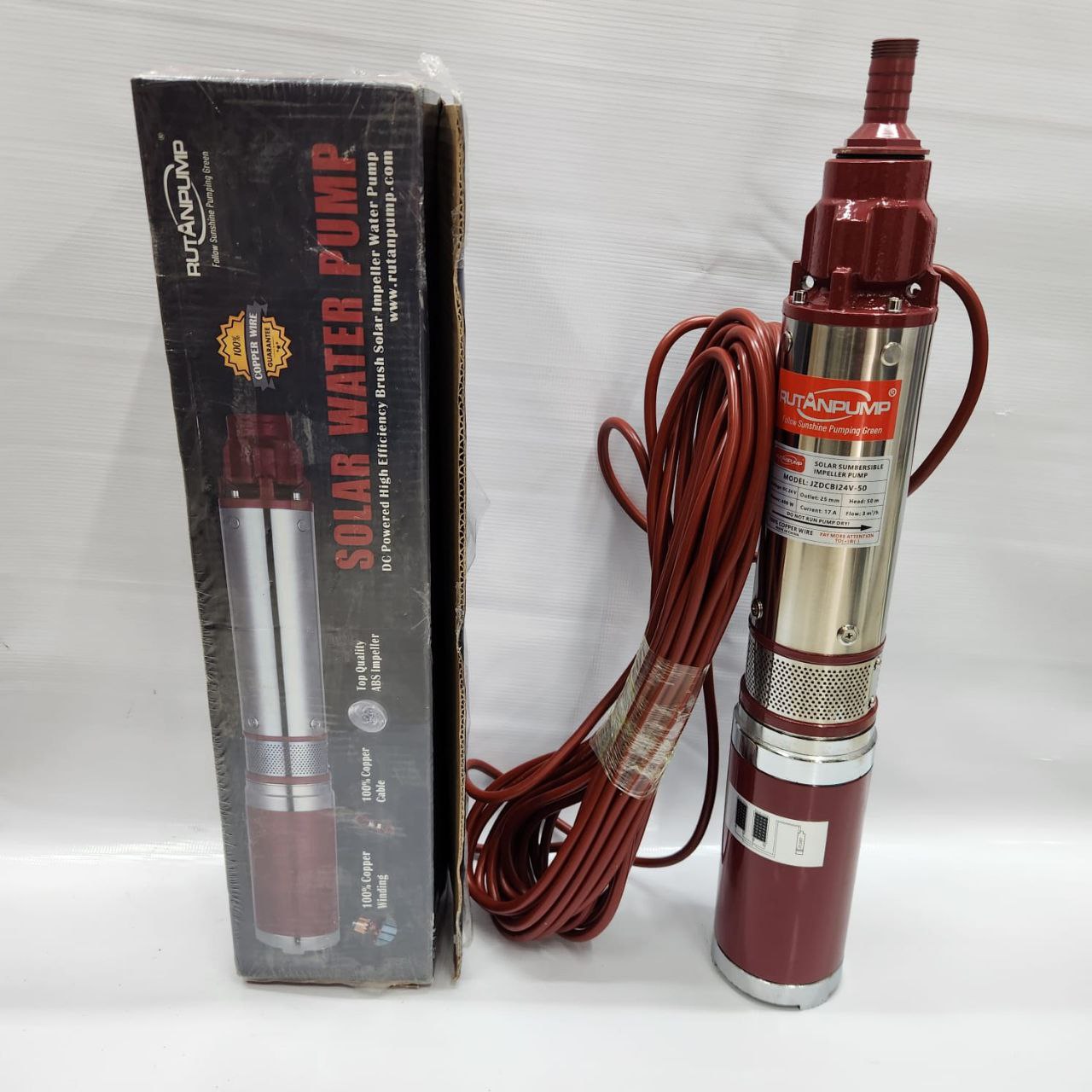 ff0d0361-9e52-4995-9418-a675904b358b.jpeg Rutan Submersible Solar pump 400W 50meters - Image 1
